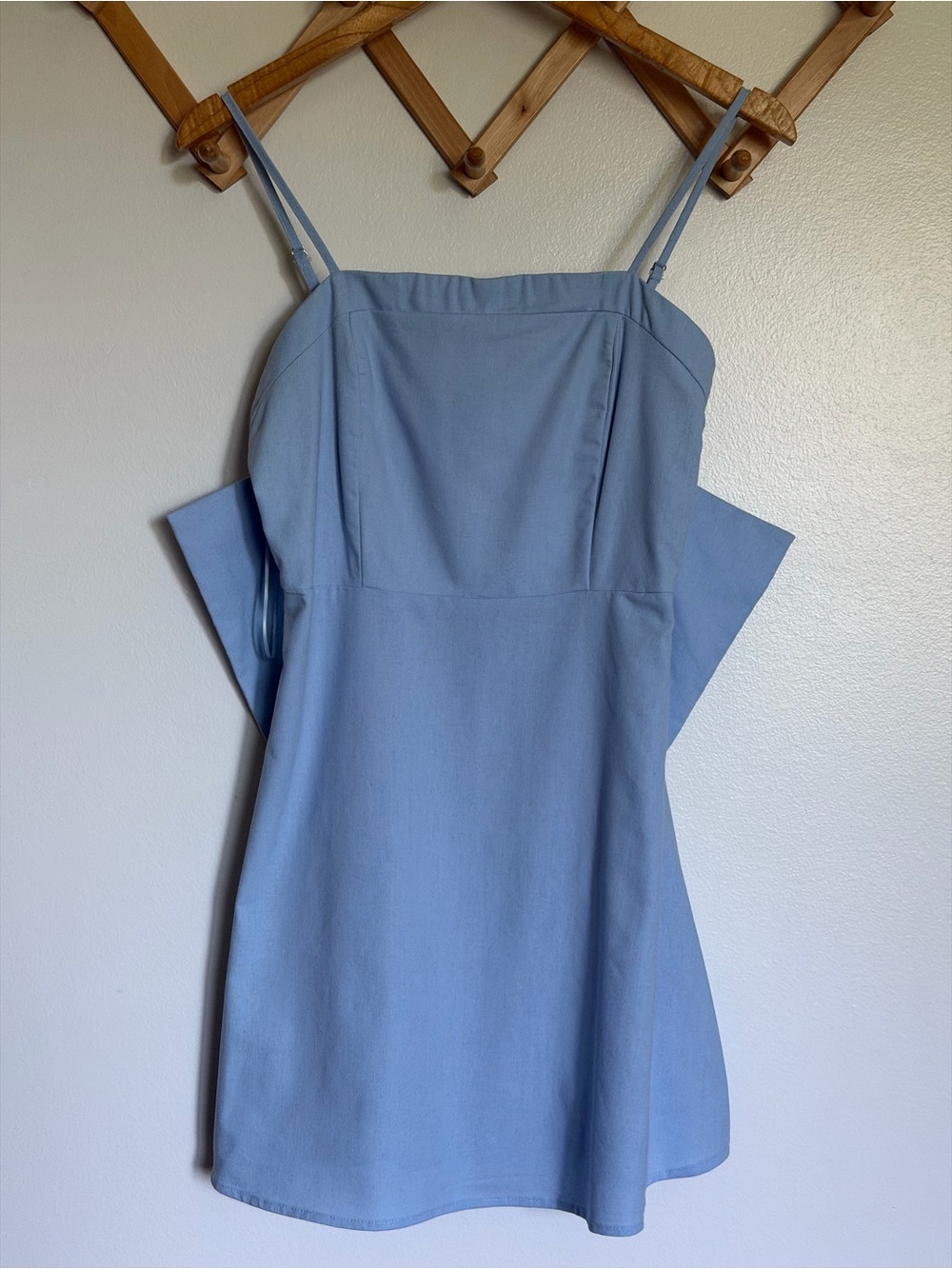 TCEC Light Blue Spaghetti Strap Mini Dress
